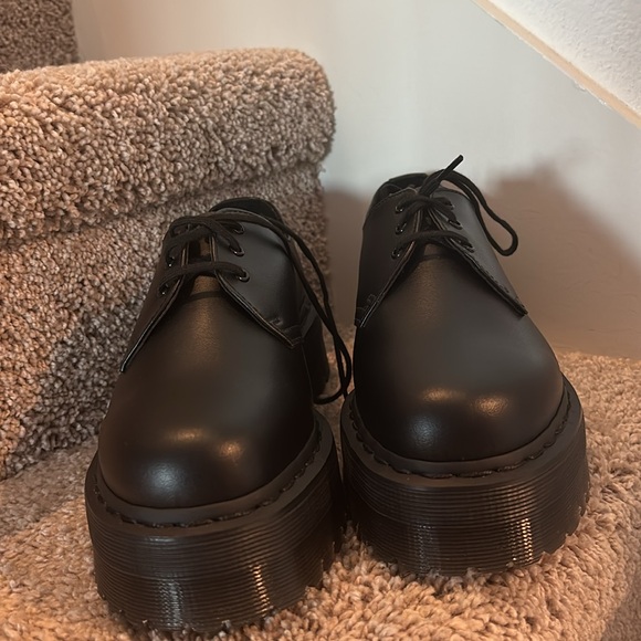 Dr. Martens VEGAN 1461 MONO FELIX PLATFORM SHOES main image 5